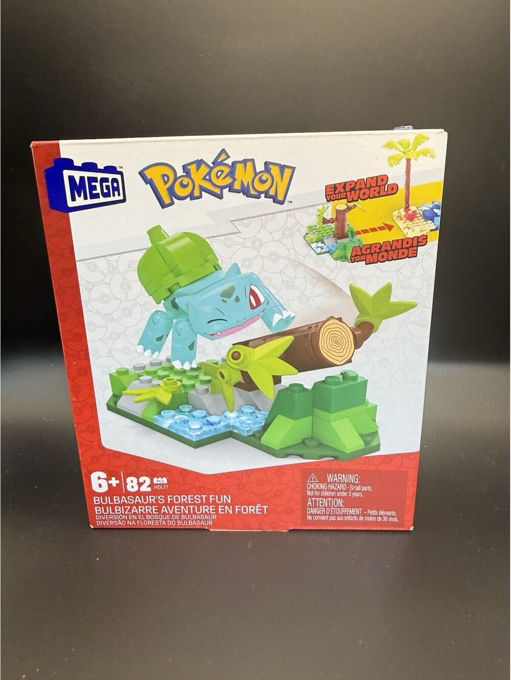 MEGA Pokémon Bulbasaur’s Forest Fun Building Set HDL77 82 Pieces New